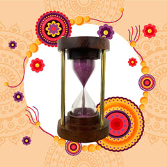 Wooden Sand Tea Timer 3 Minutes - Brewing Tea and Coffee Timer
