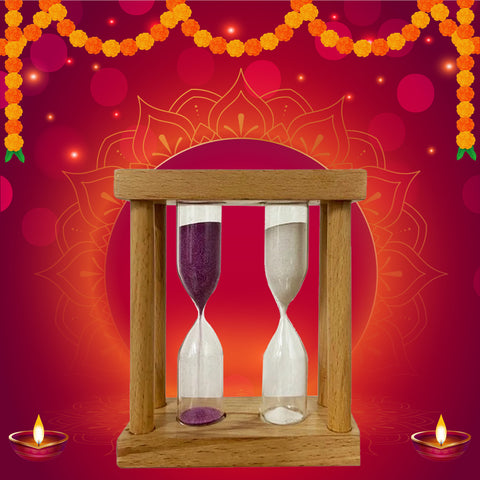 Wooden Sand Tea Timer 3 Minutes and 5 Minutes