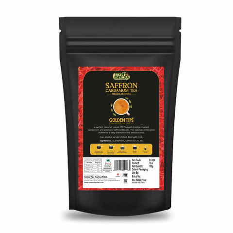 Saffron Cardamom Exotic Chai India's Authentic Spiced Tea