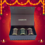 Gift Box Combo - Darjeeling Tea + Darjeeling Green Tea + Masala Chai