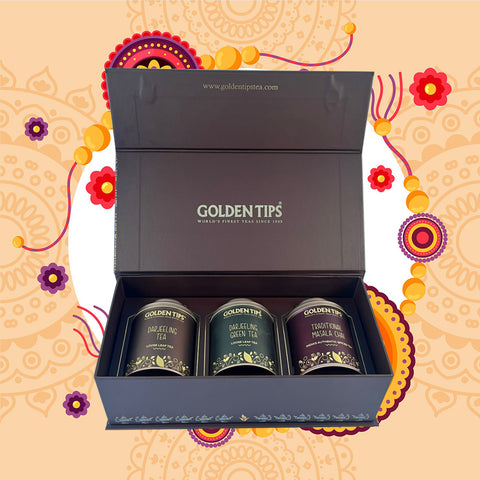 Gift Box Combo - Darjeeling Tea + Darjeeling Green Tea + Masala Chai