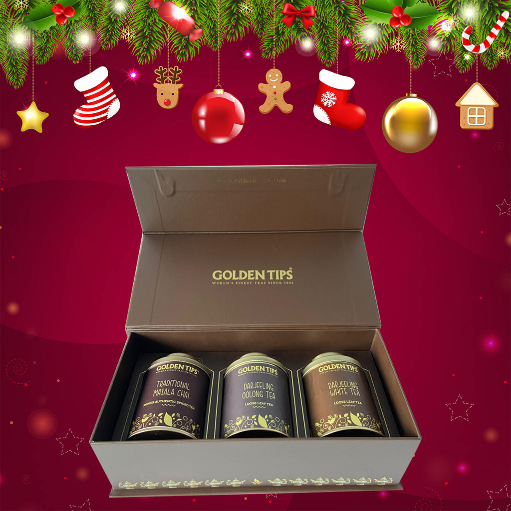 Gift boxes Combo of Masala chai + Oolong Tea + Darjeeling White Tea