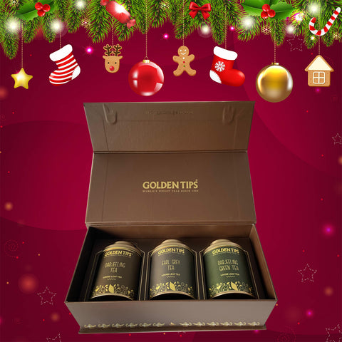 Gift Box Combo - Darjeeling Tea + Earl Grey Tea + Darjeeling Green Tea