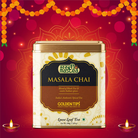 Masala Chai India's Authentic Spiced Tea - Tin Can