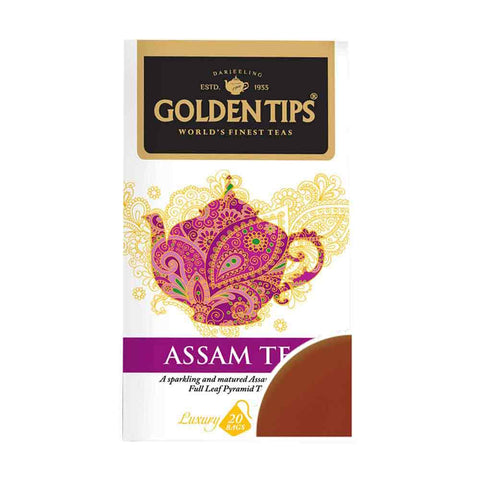 Assam Full Leaf Pyramid - Tea Bags - Golden Tips Tea (India)