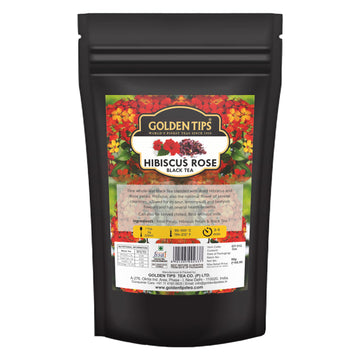 Hibiscus Rose Black Tea - Golden Tips Tea (India)