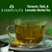 Herbyoga - Tulsi, Turmeric & Lavender Herbal Tea (100 gm ) - Golden Tips Tea (India)