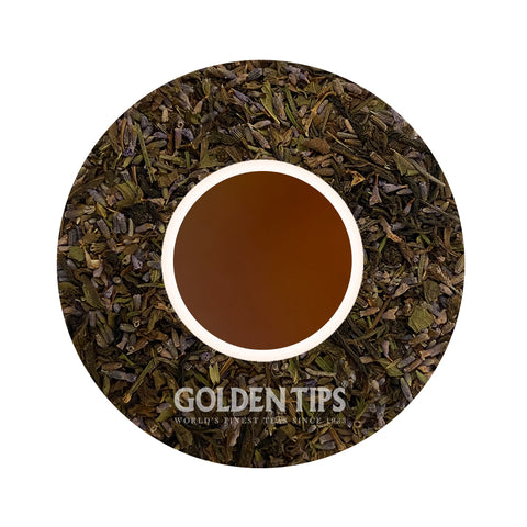 Herbyoga -Lavender Mint Green Tea (100 gm) - Golden Tips Tea (India)