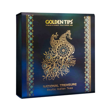 National Treasure Exotic Indian Herbal Tea Box - Golden Tips Tea (India)