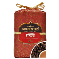 Masala Chai India's Authentic Spiced Tea - Royal Brocade Cloth Bag