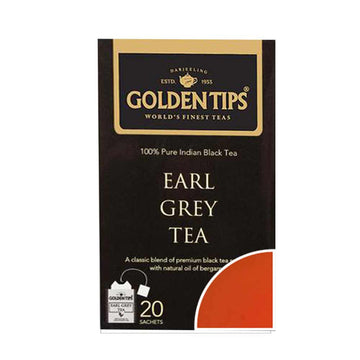 Earl Grey Black Envelope - Tea Bags - Golden Tips Tea (India)