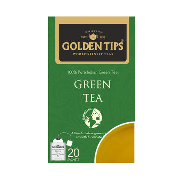 Pure Green Tea Individual Envelope - Tea Bags - Golden Tips Tea (India)