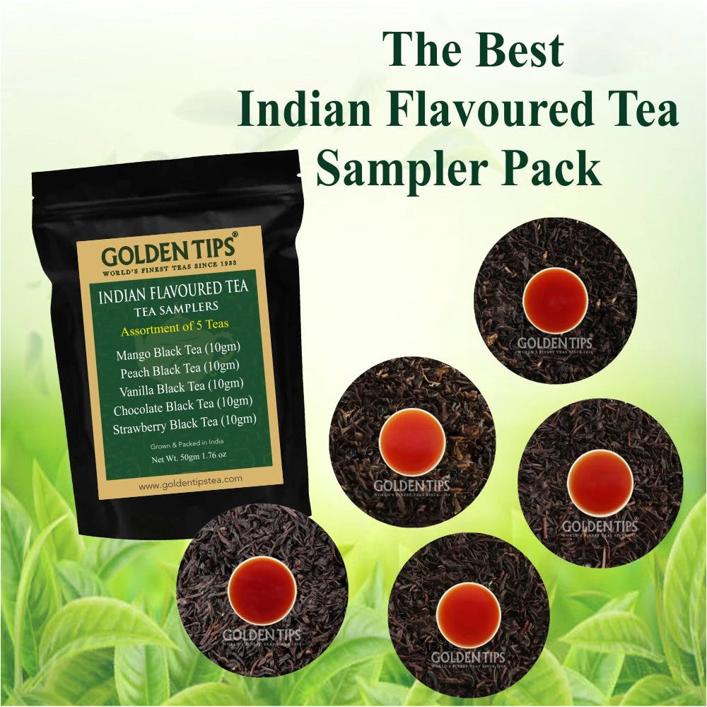 Flavoured Tea Sampler Pack - Golden Tips Tea (India)